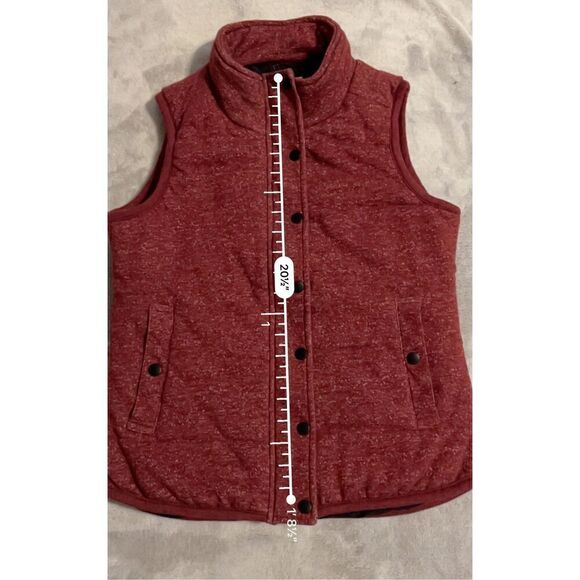 Outerwear Puffer Vest Snap Button & Zip Medium CAMPING HIKING FISHING - Picture 6 of 6